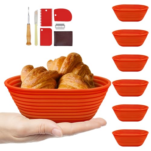 6PC Silicone Banneton