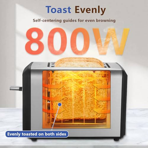 Touch Screen Toaster with bagel function