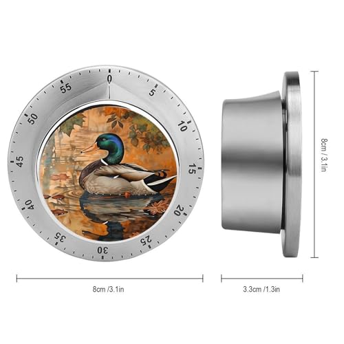 Autumn Mallard Duck Kitchen Timer (Style-3 / One Size)