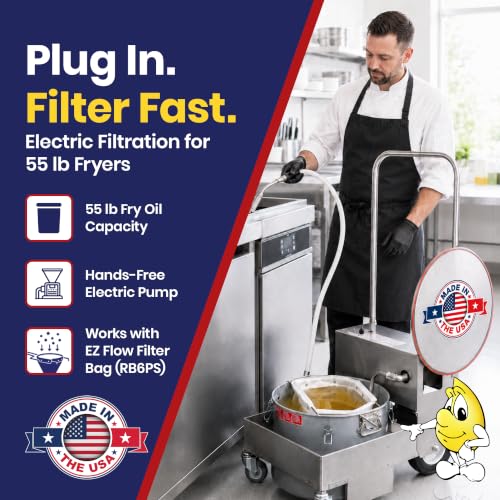 Fryer Oil Filter Machine with FryPowder