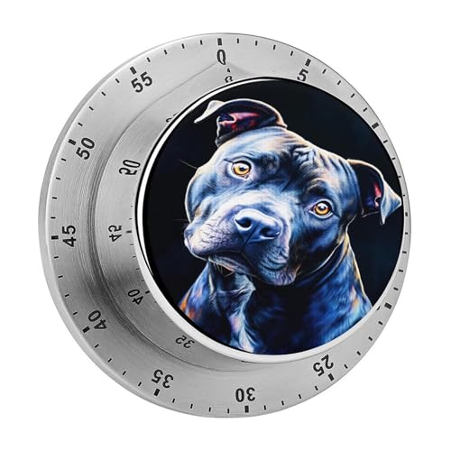 Pit Bull Dog Kitchen Timer Mechanical No (Style-4 / One Size)