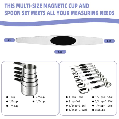 Magnetic Measuring cups and spoons Set
