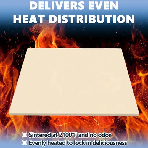 Cordierite Stone Baking Board for Ooni Pizza Oven for Pizza Lovers and Cooking Enthusiasts! Ideal for Fathers and Husbands
