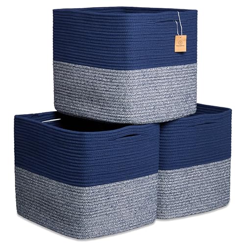 13" and Kallax Cube Rope Baskets 3