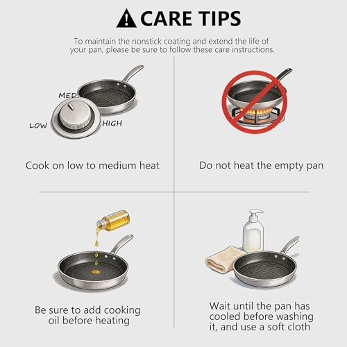 8 Inch Non Stick Frying Pan with Lid (8 inch with Lid)