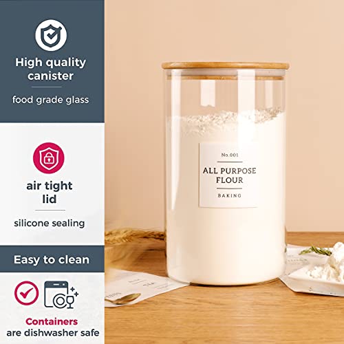 square 150 glass jars
