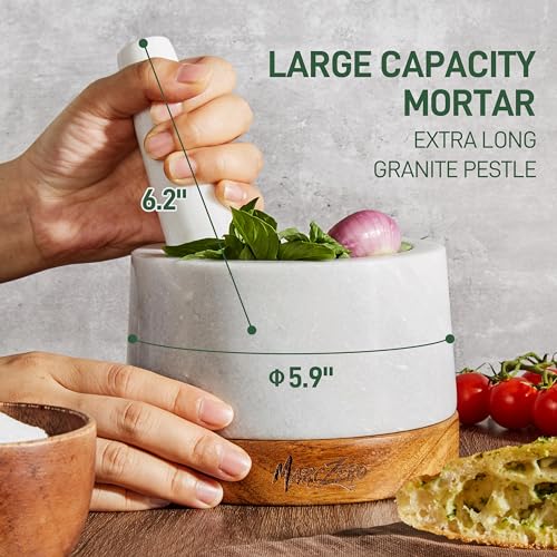 Large Mortar and Pestle Set