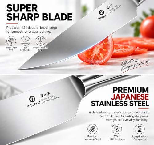 Stainless steel chef knife