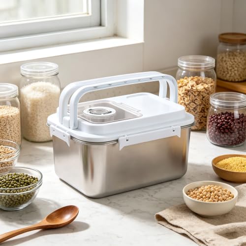 Stainless Steel Rice Containers