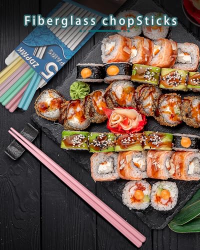 5 Pairs Metal Chopsticks