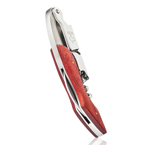 Professional Corkscrew Wine Bottle Opener with Foil Cutter Wine Key for Waiters