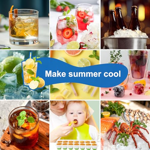 Ice Cube Trays with Lid for Freezer