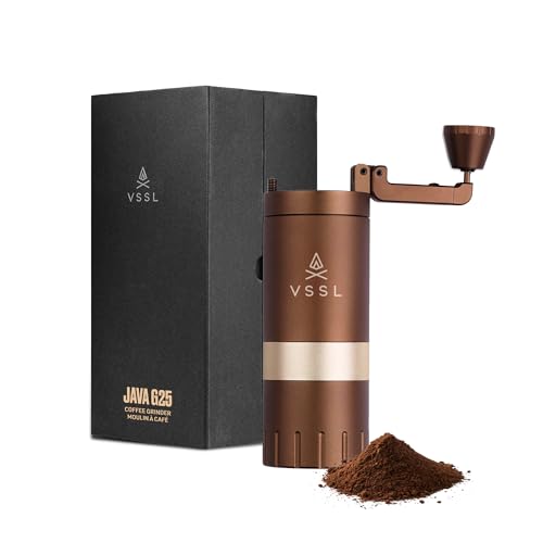 VSSL Java G25】Premium Manual Coffee Grinder (Bronze / 25 Gram Standard)