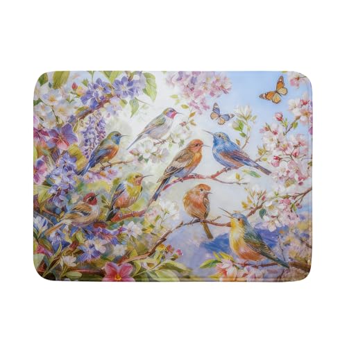 Dish Drying Mat for Kitchen Counter Absorbent Microfiber Resistant Drainer Pad
