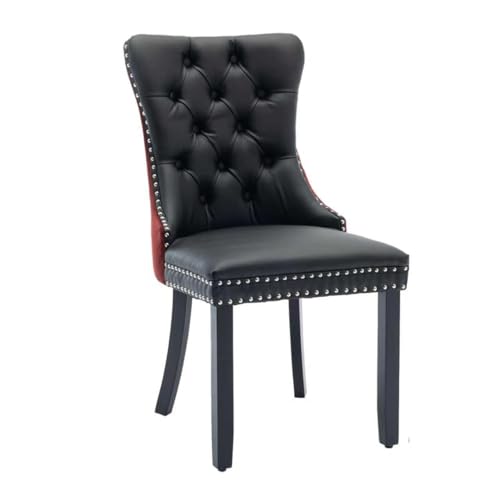 Velvet Upholstered Dining Chairs Set