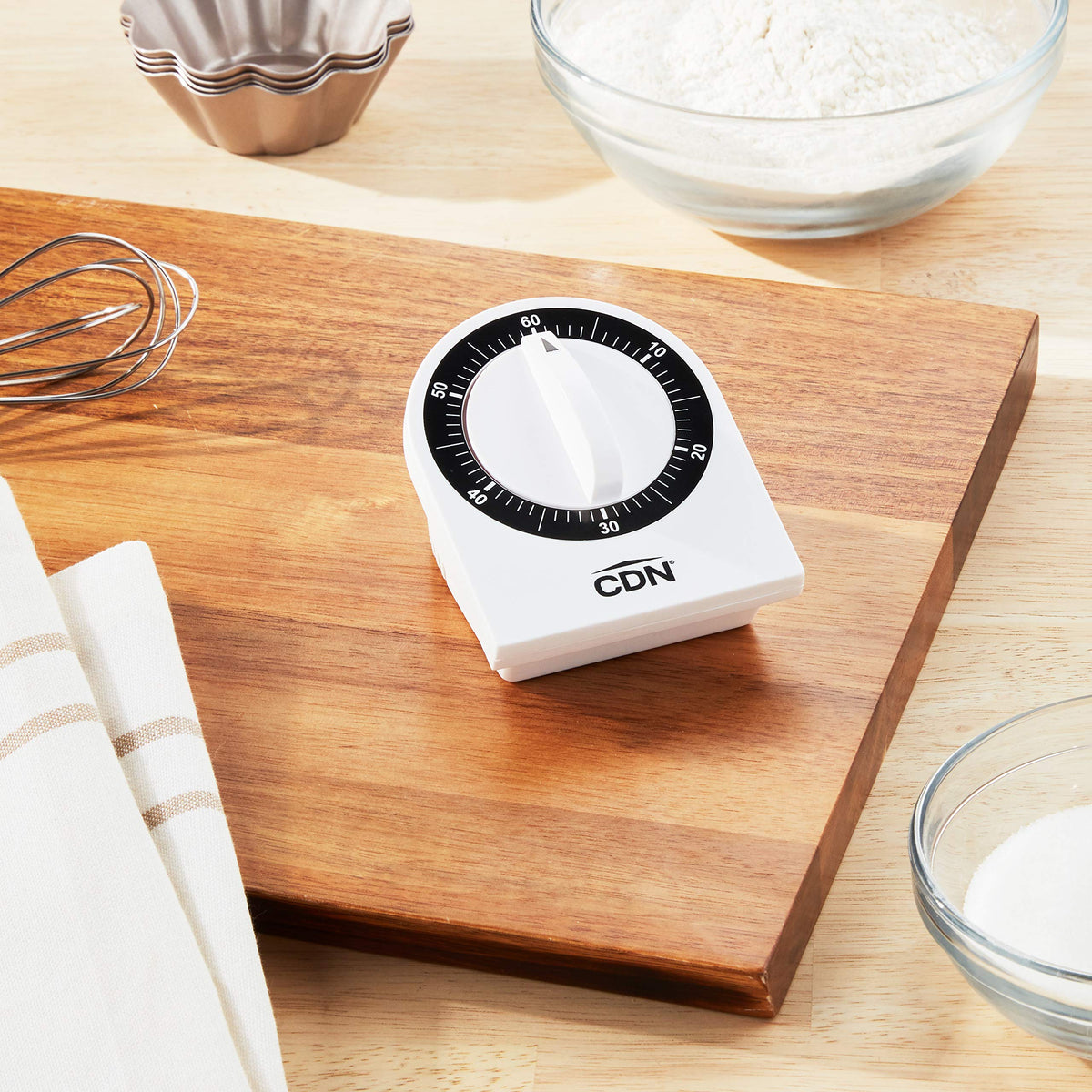 Mechanical Timer (White, 3 X 3-5/8" Dial)