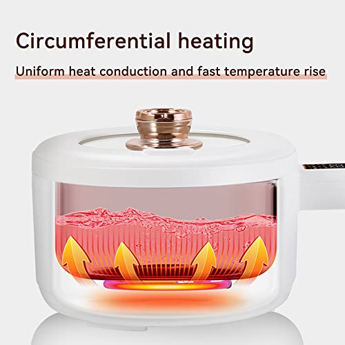 Electric Hot Pot Cooker Steamer 1.8L