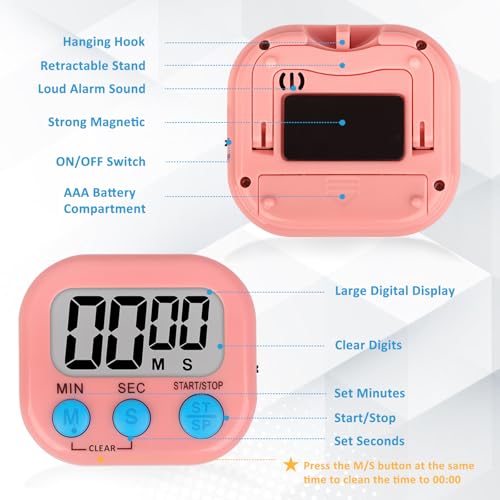 Digital Kitchen Classroom Timers for Kids Cooking