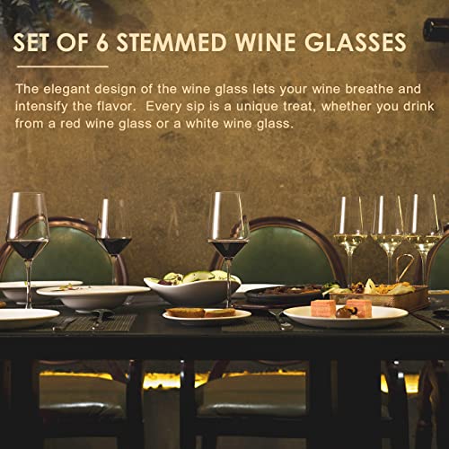 Wine Glasses Set Crystal Red Wine Glasses Drinking Glass