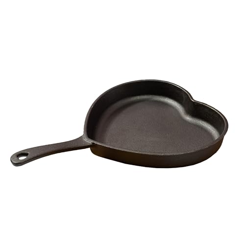 Enameled Cast Iron Heart Skillet Pan
