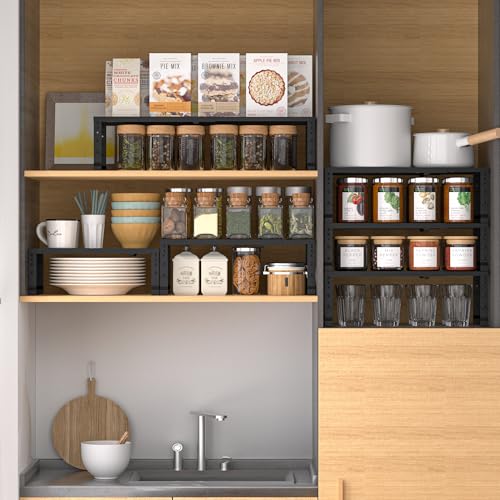 Expandable Adjustable & Stackable Spice Rack