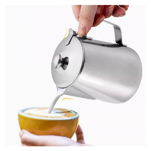 Gravy Boat Milk Pitcher Stainless Steel Milk Jug with Handle Coffee Milk Creamer Pitcher Serving Pitcher Sauce Pitcher (2000ml)