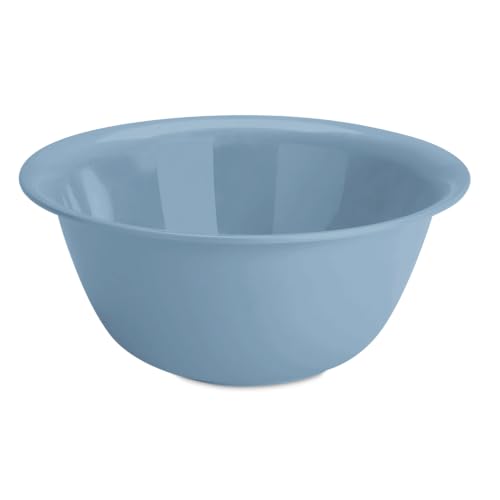 24 Pack Plastic 6 Quart Bowl for Serving & Food Prep