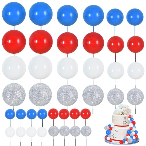 Balls Cake Toppers Foam Balls Cake Decorations