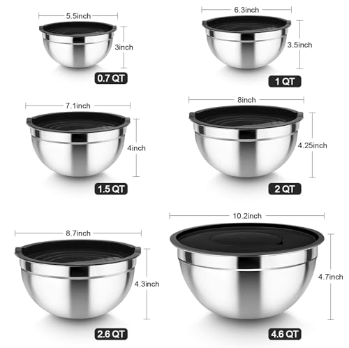 Mixing Bowls with Lids Set