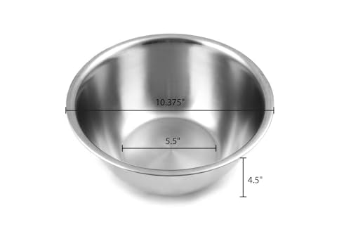 Stainless Steel Mixing Bowl (Stainless Steel / Set of 3 (4.25 - 10.75 Quart))