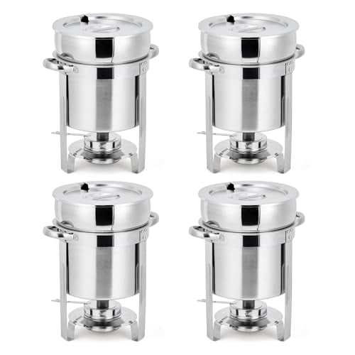 11QT Soup Chafer Set of 4 (11QT-4 Pcs / Silver)