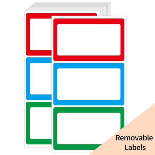 3"X5" Rectangle Color Coding Labels