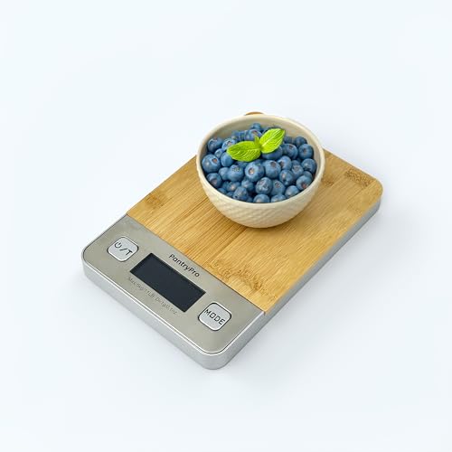 Bamboo and Glass Kitchen Scale Colors Parent