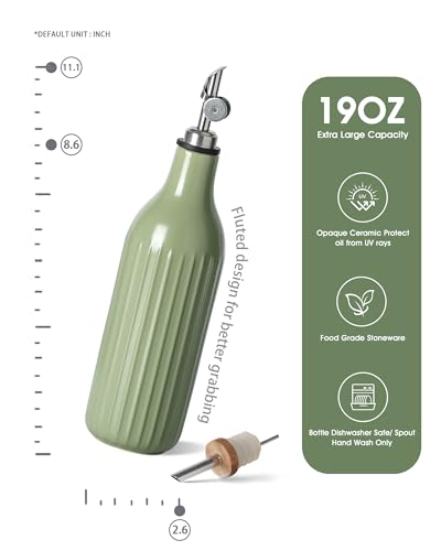 FE Olive Oil Dispenser Bottle (Green)