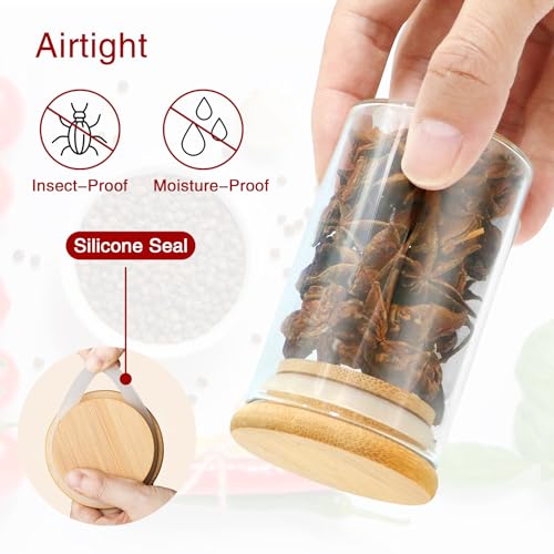 Glass Jars with Bamboo Lids……