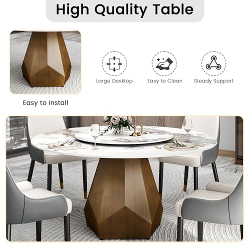 Marble Dining Table Set of 8