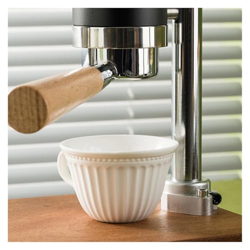 Manual Espresso Machine Retro Design High (Light Grey)