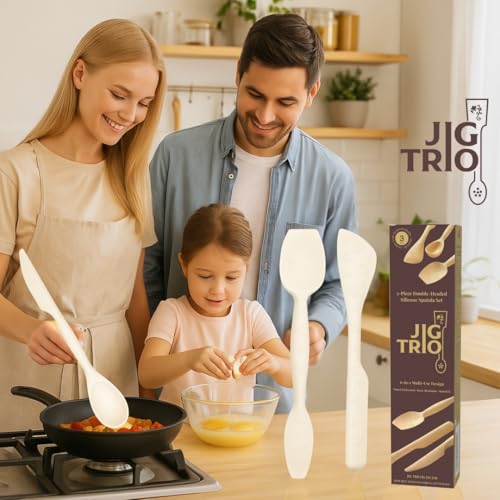 JIG TRIO by JIG JAR Silicone Spatula Set