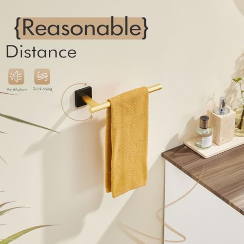 Towel Bar Bathroom Accessories Oil Rubbed Bronze Hand Towel Holder Brushed Nickel Kitchen Paper Holder Wall Mount Chrome Stainless Steel Matte Black B3008