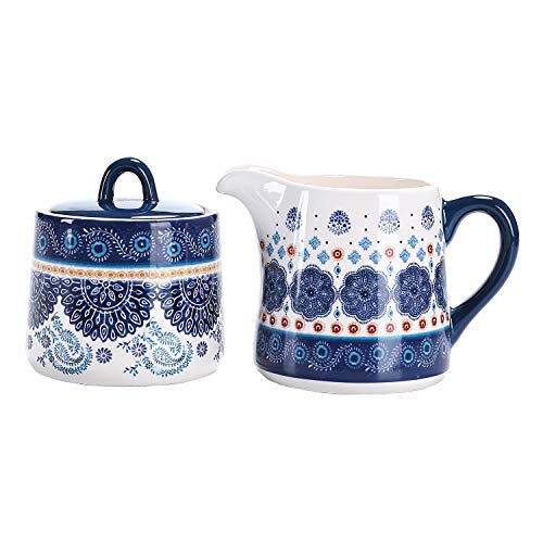 Ceramic Sugar and Creamer Set