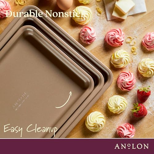 Gourmet Nonstick Bakeware Set with Nonstick Cookie Sheets