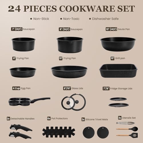 Complet Set Nonstick Pots and Pans