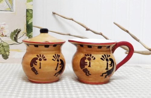 Ceramic Cream and Sugar Set