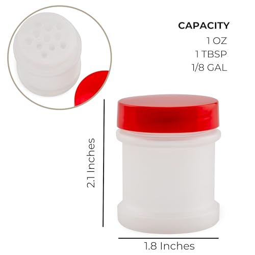 Cornucopia Mini Plastic Spice Jars w