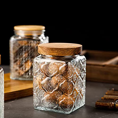 Vintage Glass Airtight Storage Jar