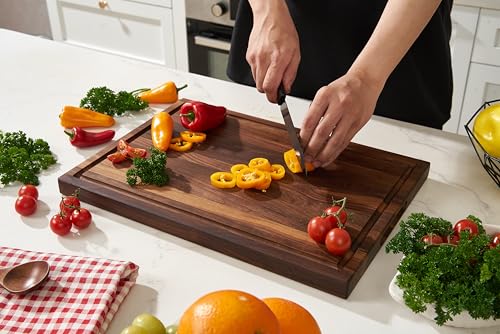 Wood Butcher Block Cutting Board for Kitchen
