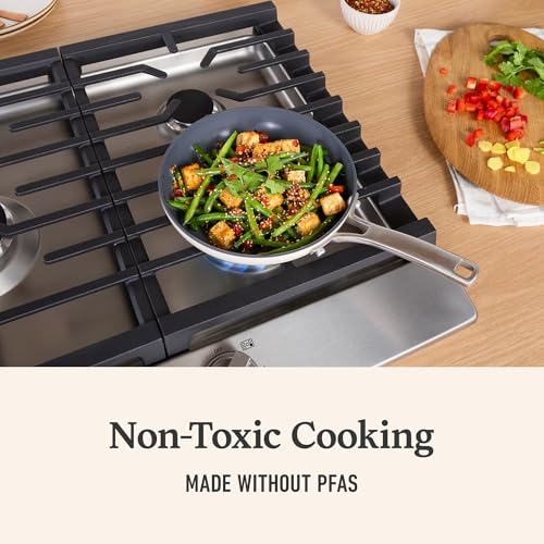 Premier Ceramic Nonstick 12" Frying Pan with Lid