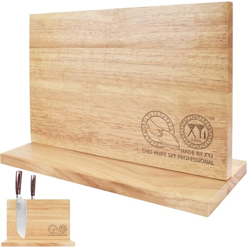 Magnetic Knife Block (light wood color / 11.8*7 inch without board)