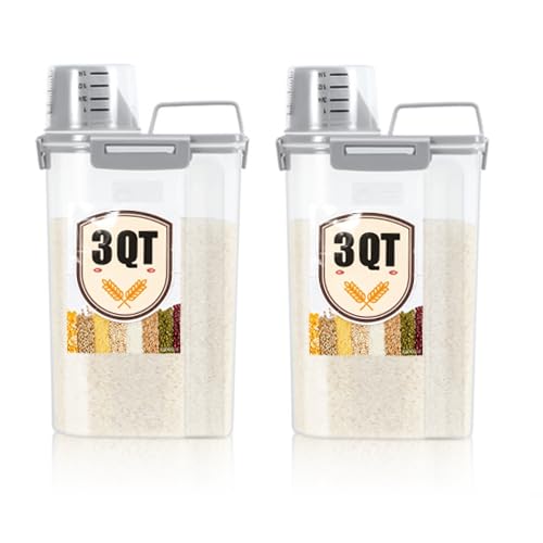 Rice Container 2 Pack 5 Lbs