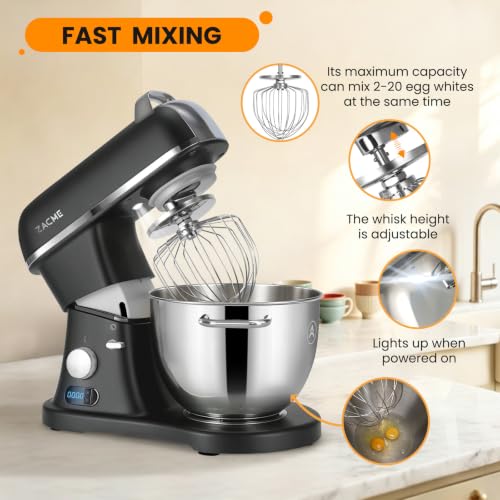 8.4QT Commercial Stand Mixer 800W with NSF Certified and Aluminum Die Casting